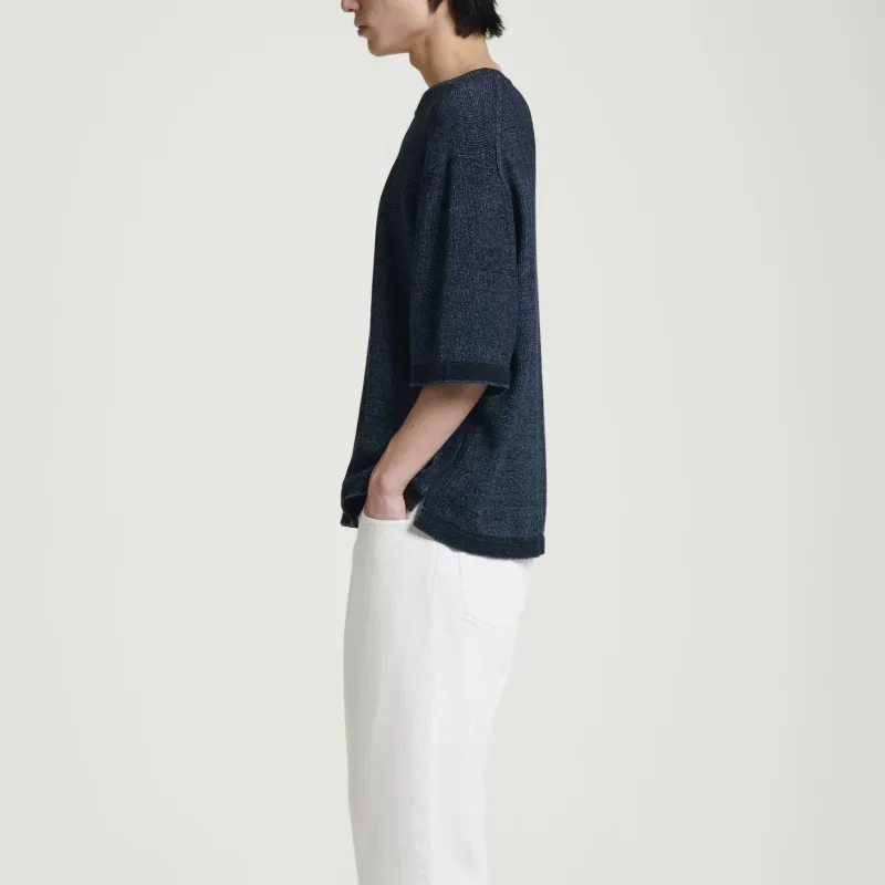 COS T Shirts Men Blue-2