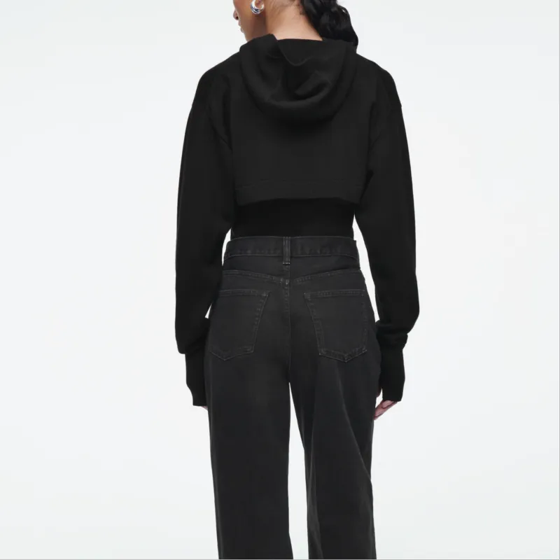 COS Crop Tops Women's Black-2