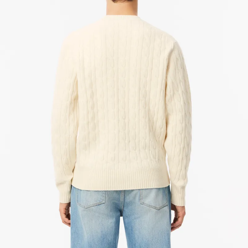 LACOSTE Sweater Men's Natural White-2