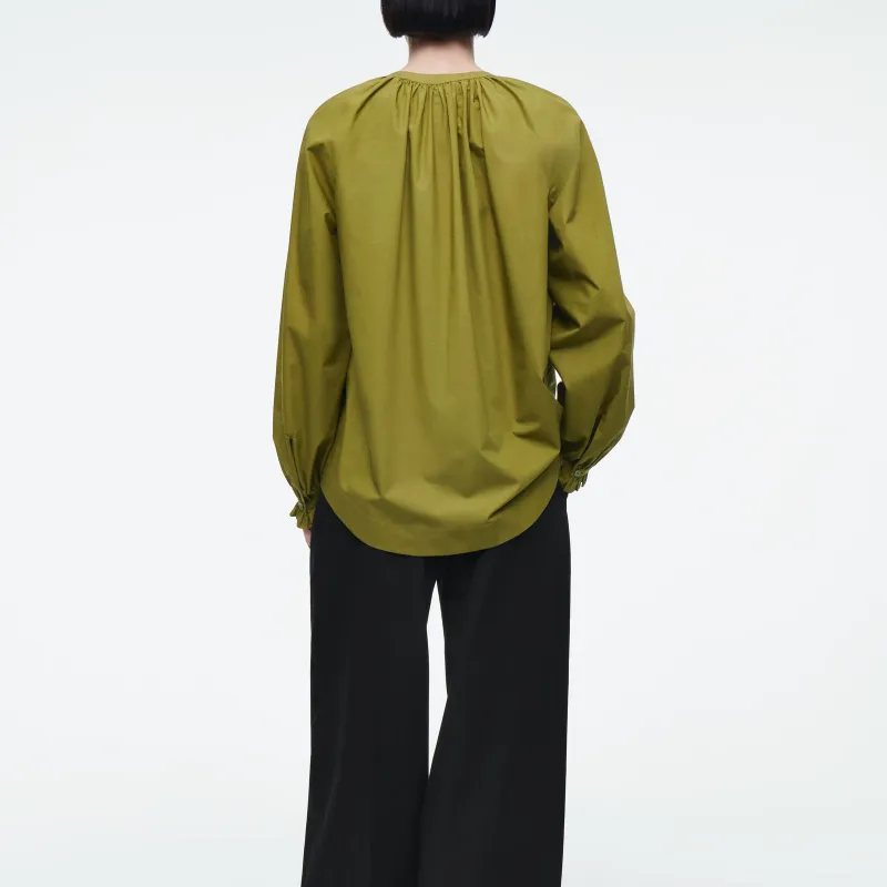 COS Shirts Women's Olive Green-3