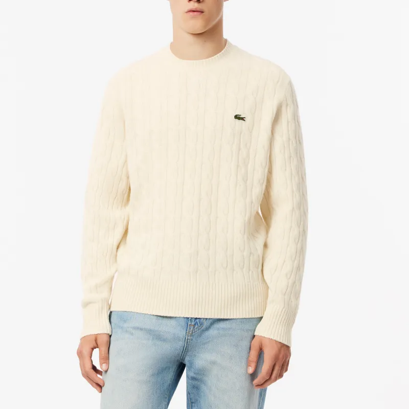 LACOSTE Sweater Men's Natural White-1