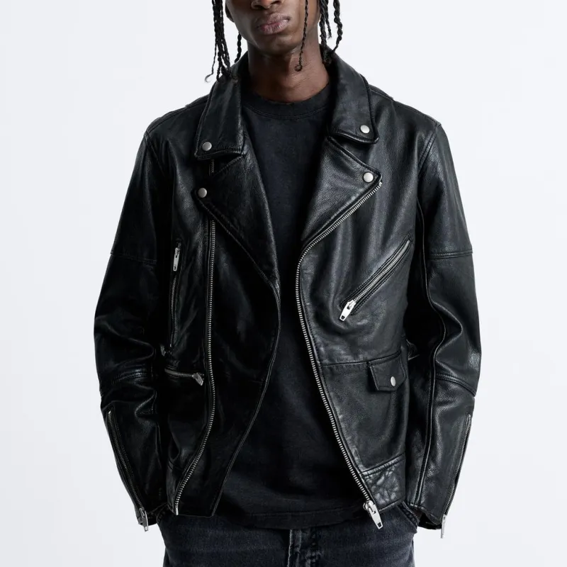 ZARA Jackets Men Black-2