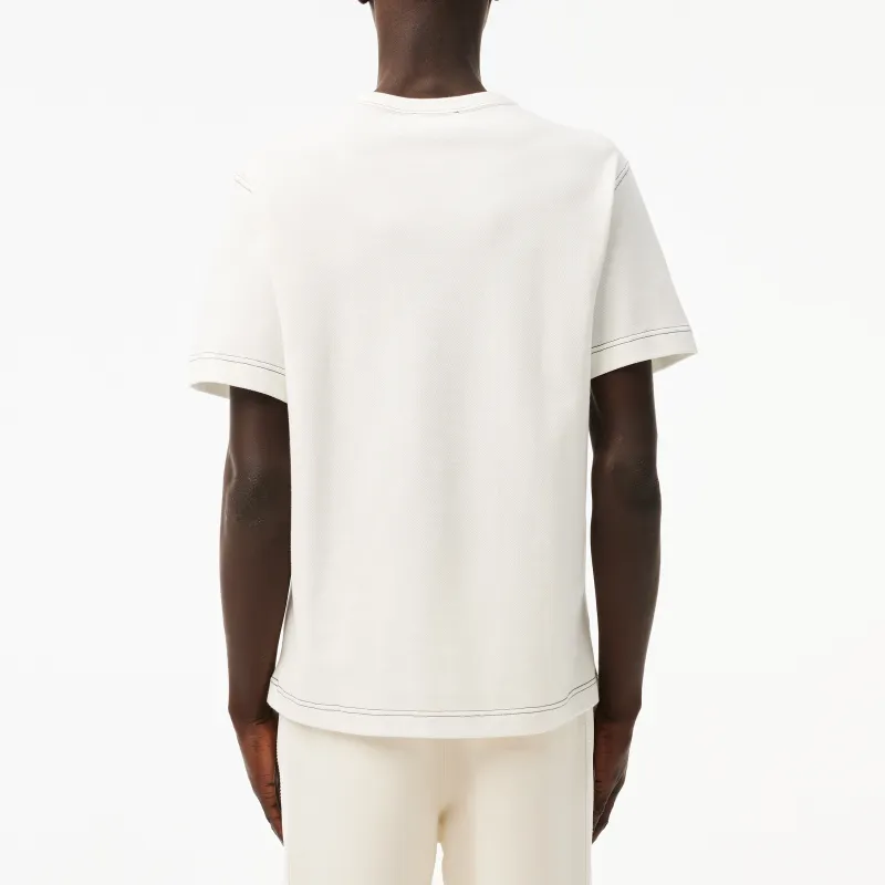 LACOSTE Logo patch T shirt-2