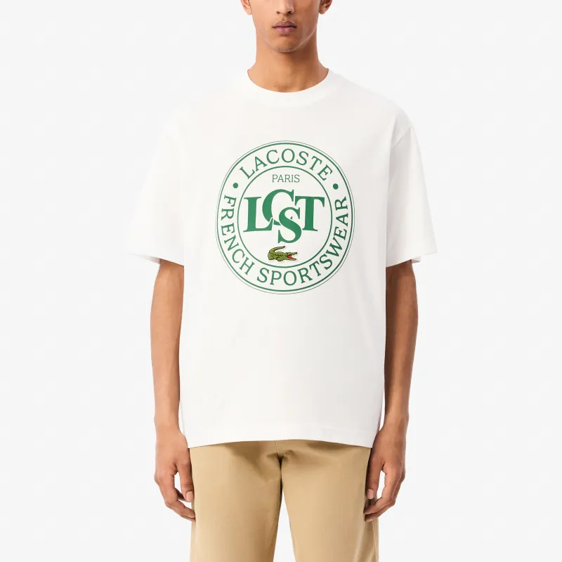 LACOSTE Logo print T shirt-1