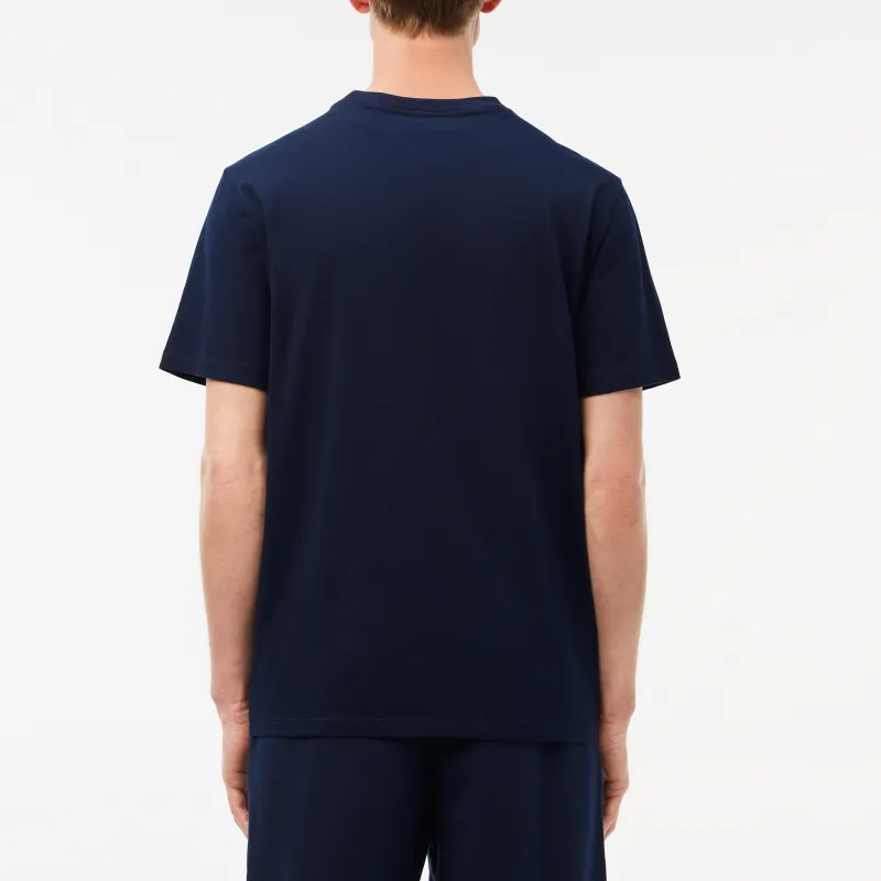 LACOSTE Devoré Effect Logo T shirt-2