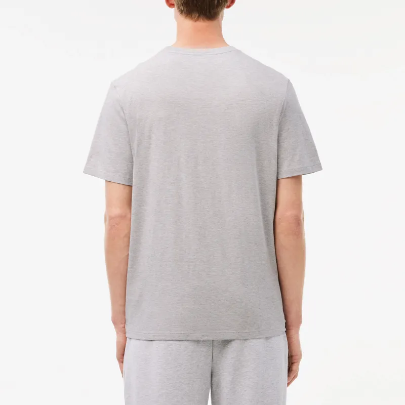 LACOSTE T Shirt Men's Gray China/Green-2