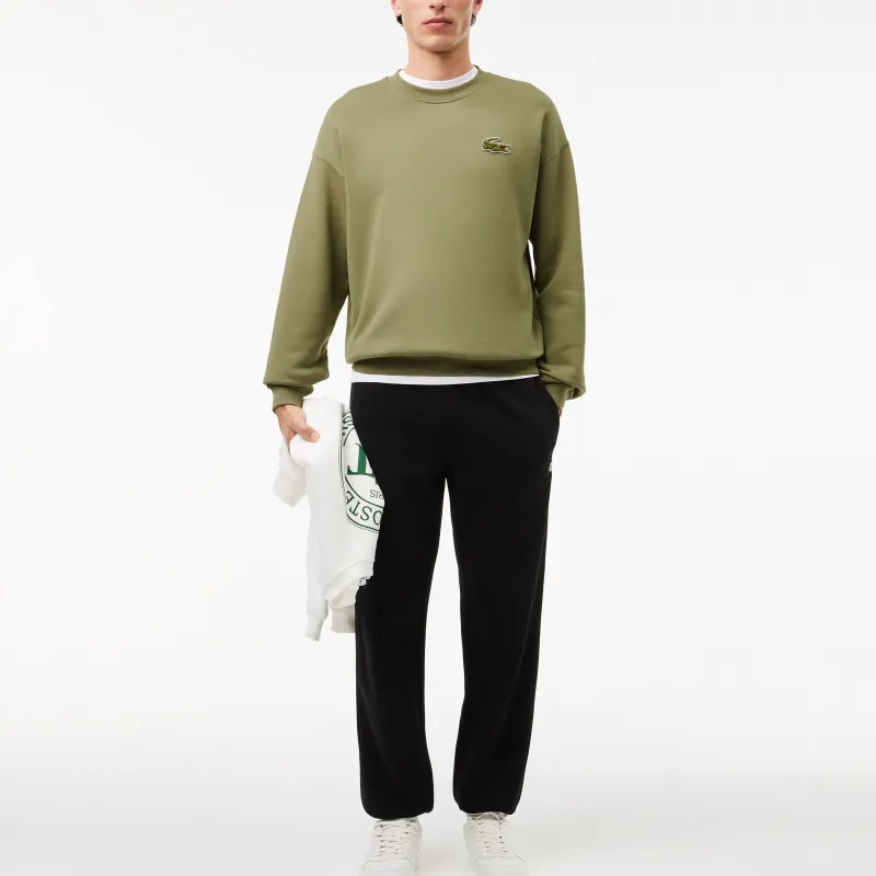 LACOSTE Badge Fleece Sweatshirt-1