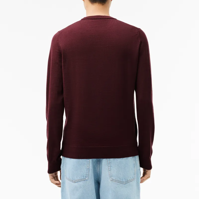 LACOSTE Crocodile patch Sweater-2