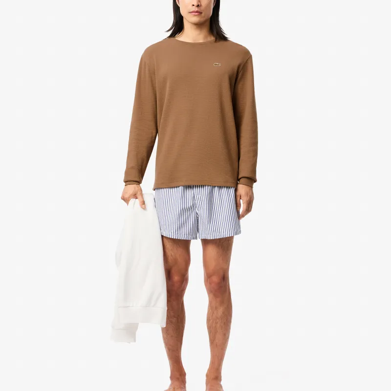 LACOSTE T Shirts Men Brown-3