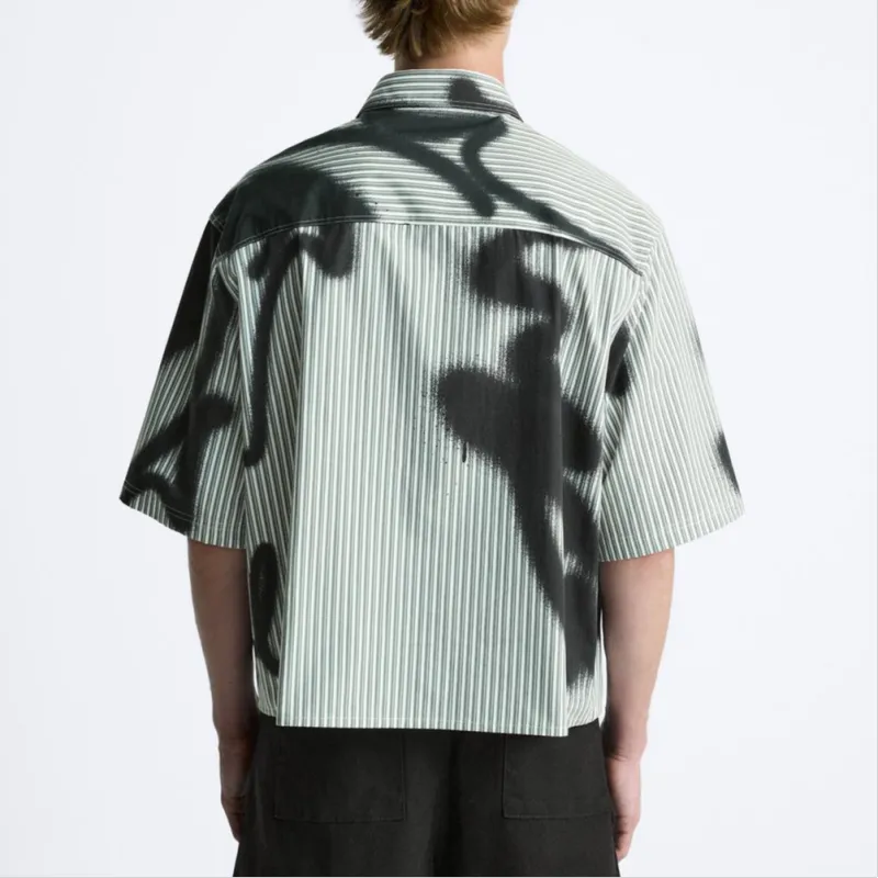 ZARA Shirts Men Stripes-3