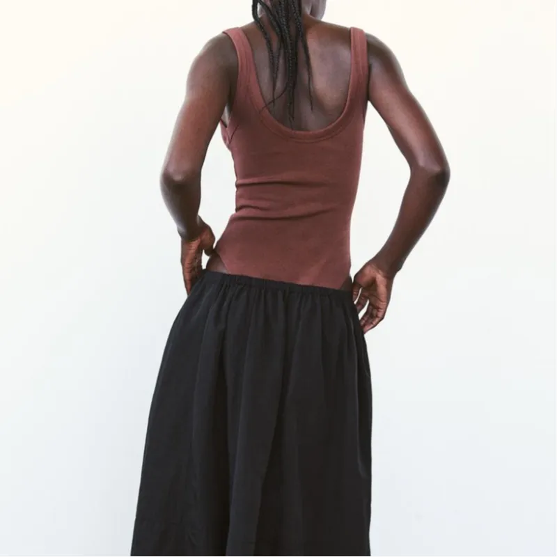 ZARA Bodysuits Women's Brown-3