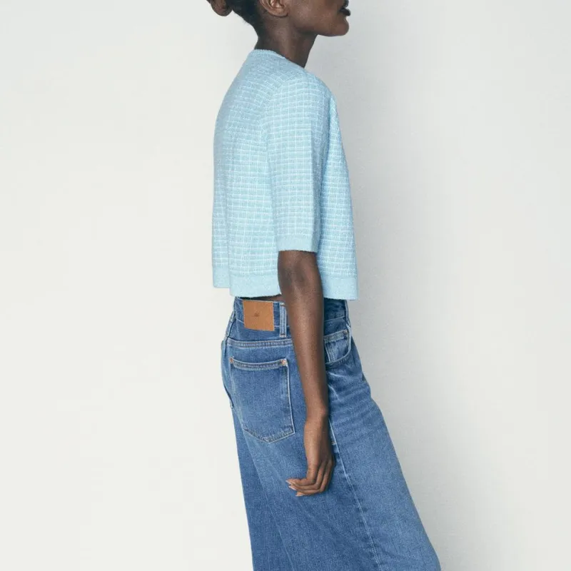 ZARA Jackets & Coats Women's Blue-3