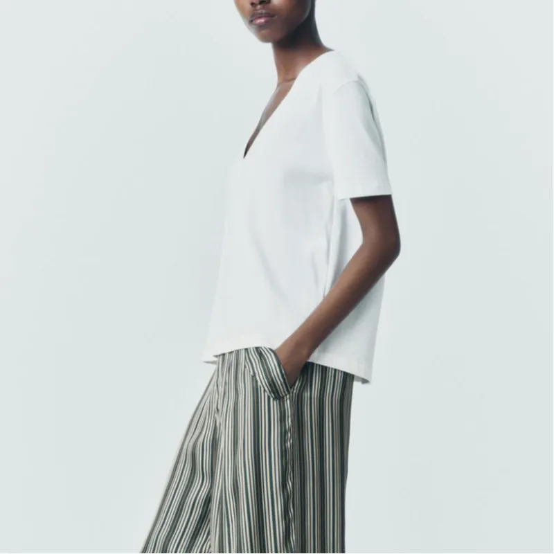 ZARA T-Shirts Women's White-4