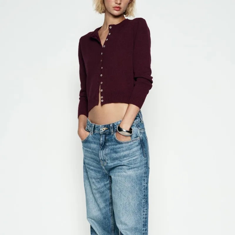 ZARA Knitwear Women's Purple-2