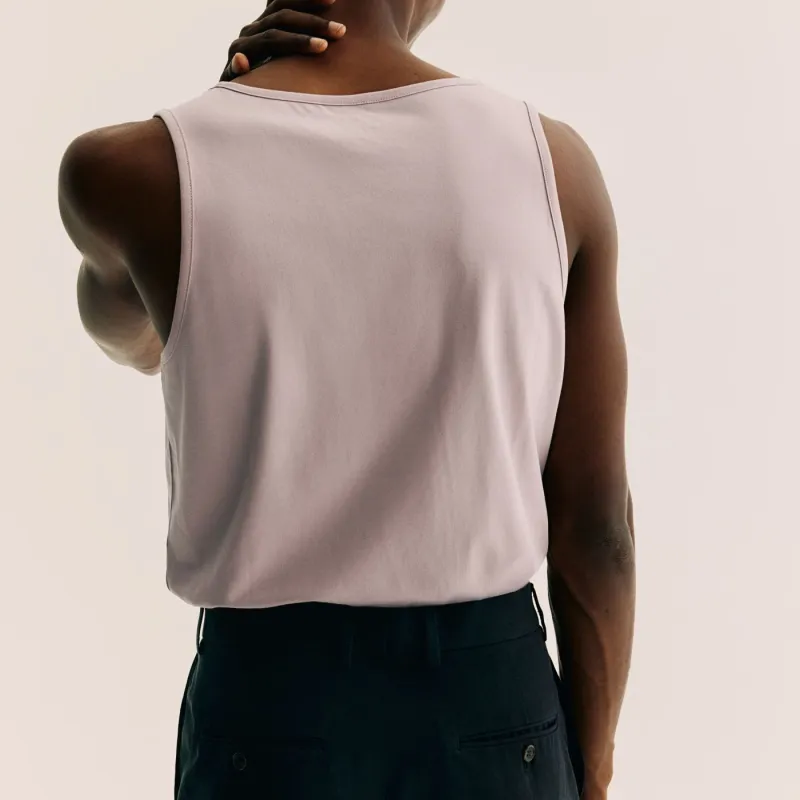 H&M Tank Tops Men Light Pink-2