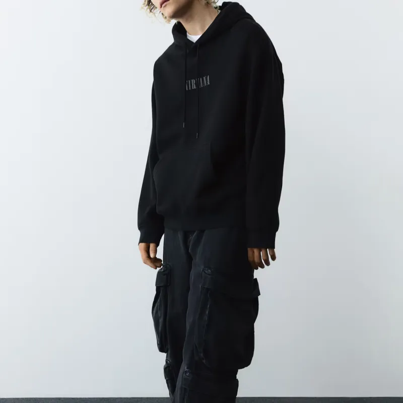 H&M Sweatshirts Men Black-1