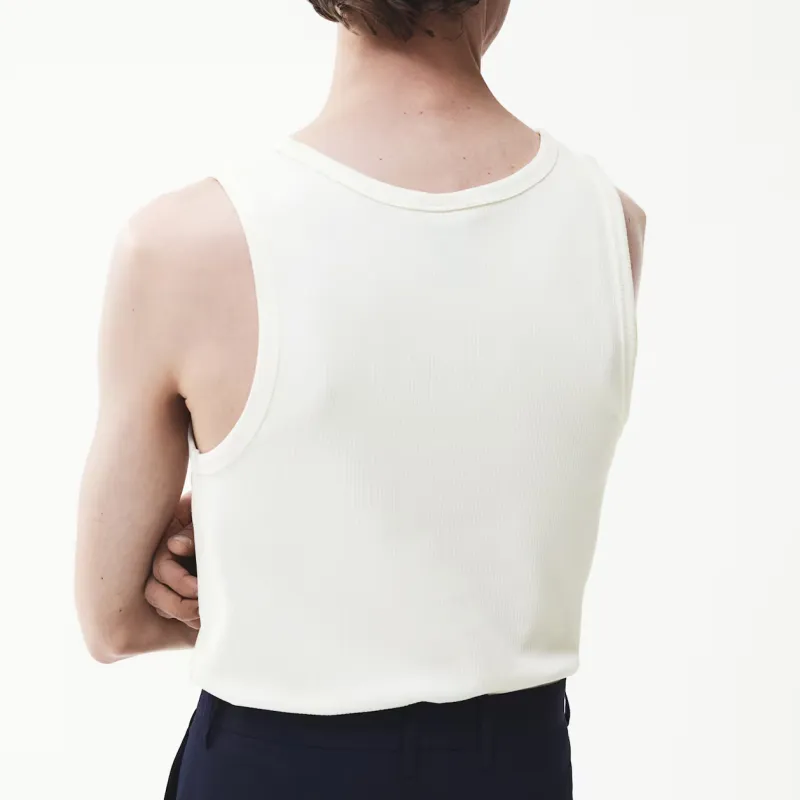 H&M Tank Tops Men Cream-2