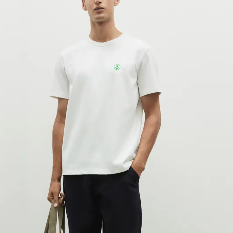 H&M T-Shirts Men White-1