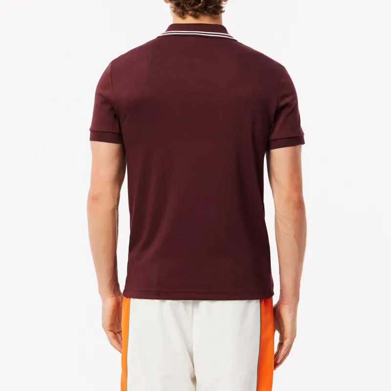 LACOSTE Polo Shirt Men's Bordeaux-2