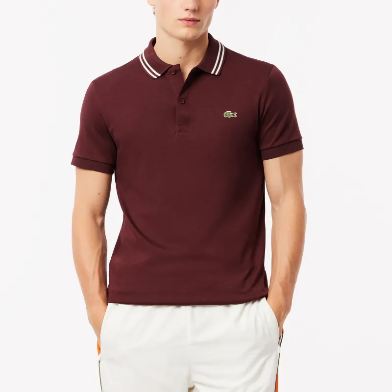 LACOSTE Polo Shirt Men's Bordeaux-1