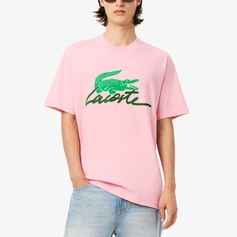 LACOSTE T Shirt Men's Lotus Pink-1