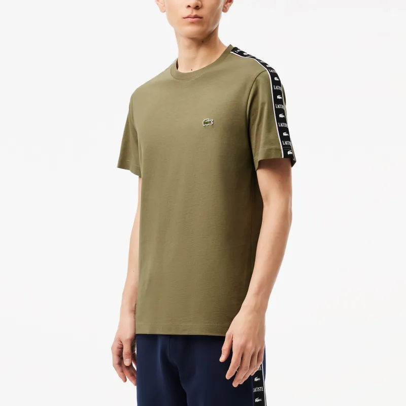 LACOSTE Logo patch T shirt-2