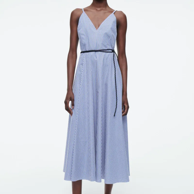 COS Slip Dresses Women's Blue/Stripes-1