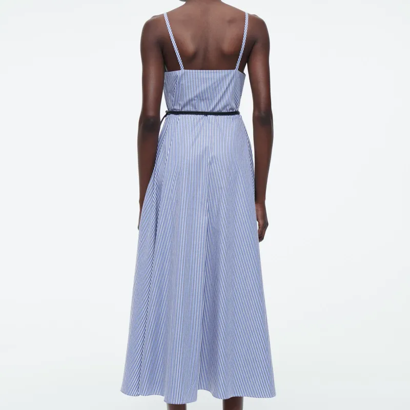 COS Slip Dresses Women's Blue/Stripes-2