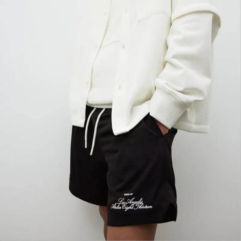 H&M Casual Shorts Men Black-2