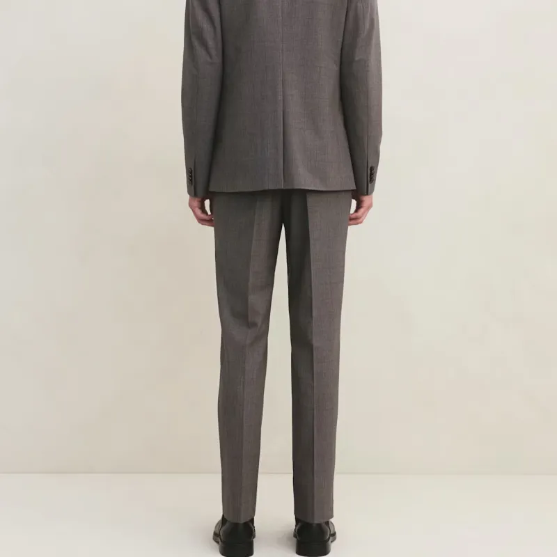 H&M Suit Trousers Men Brown-1