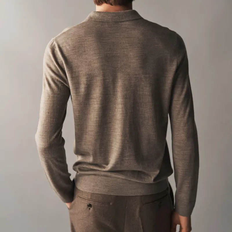 H&M Sweaters Men Taupe-1