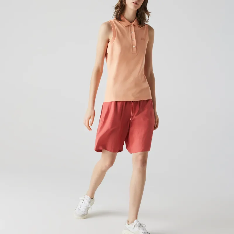 LACOSTE Polo Shirt Women's Light Orange-1