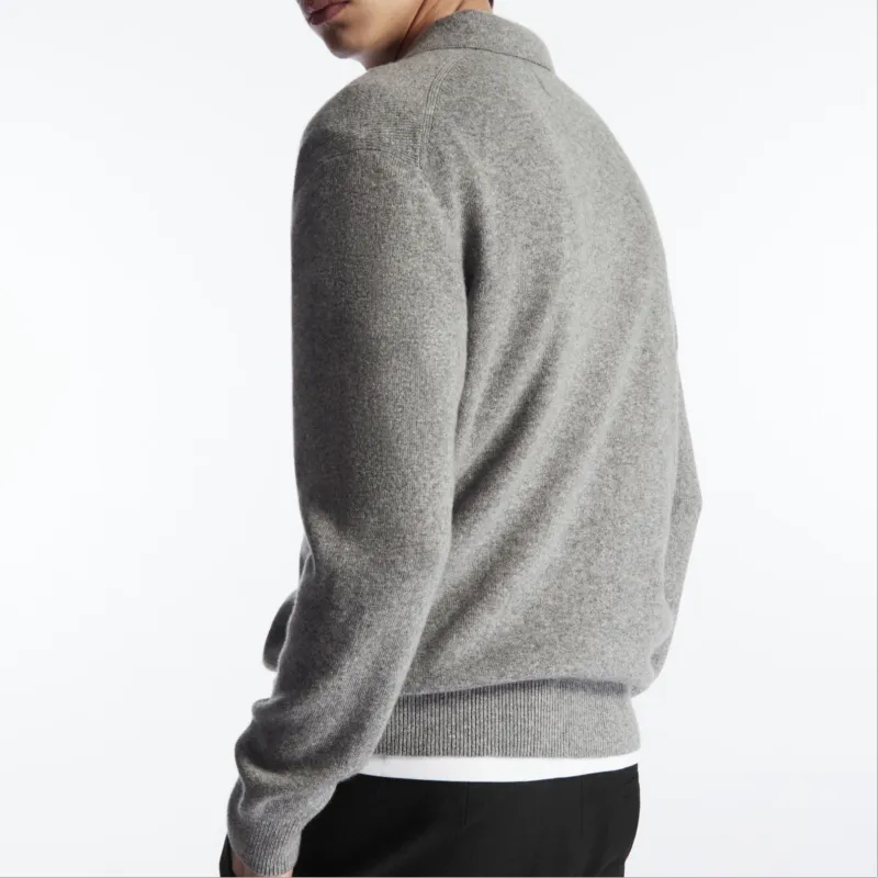 COS Cashmere Sweater Men's Gray-2