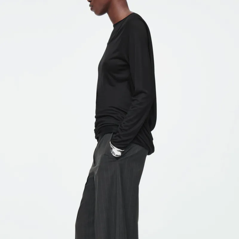 COS T Shirts Women's Black-3