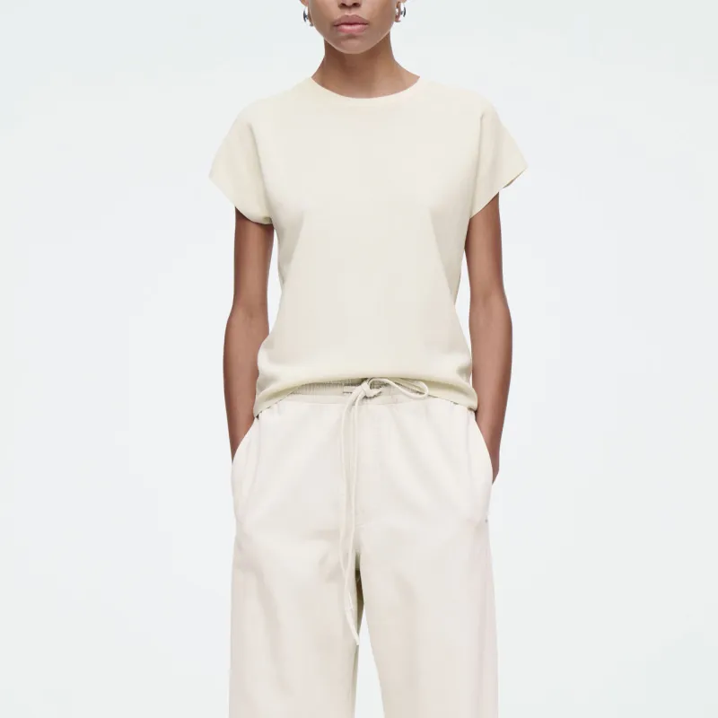 COS T Shirt Women's Cream White-1