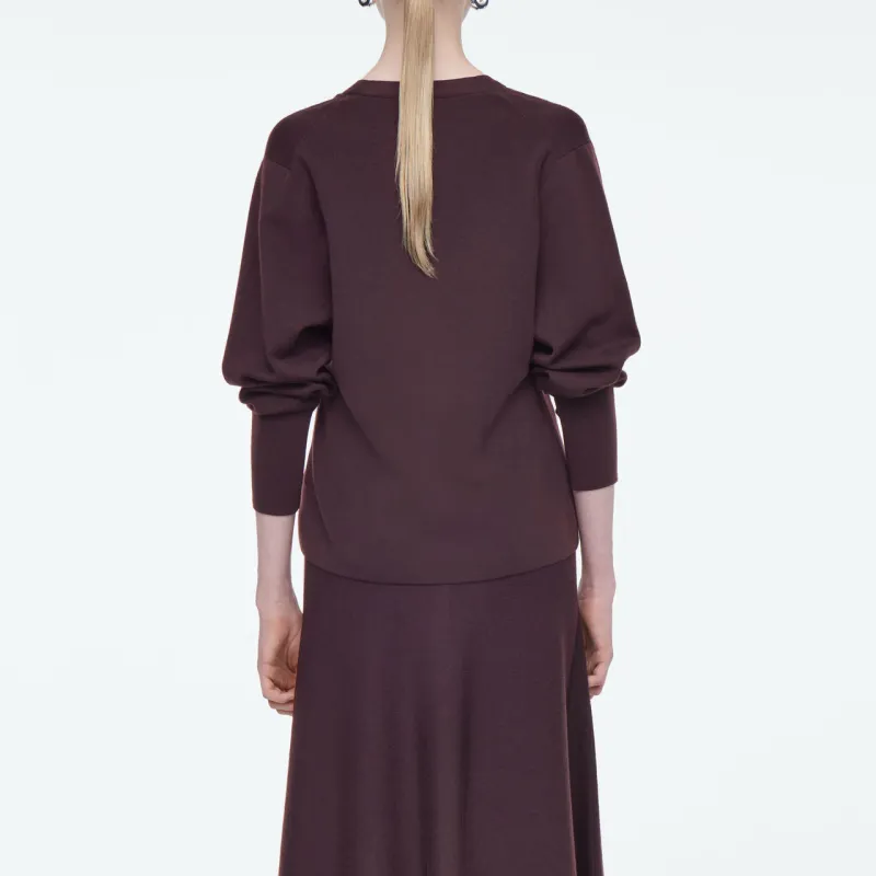 COS Sweaters Women's Burgundy-1