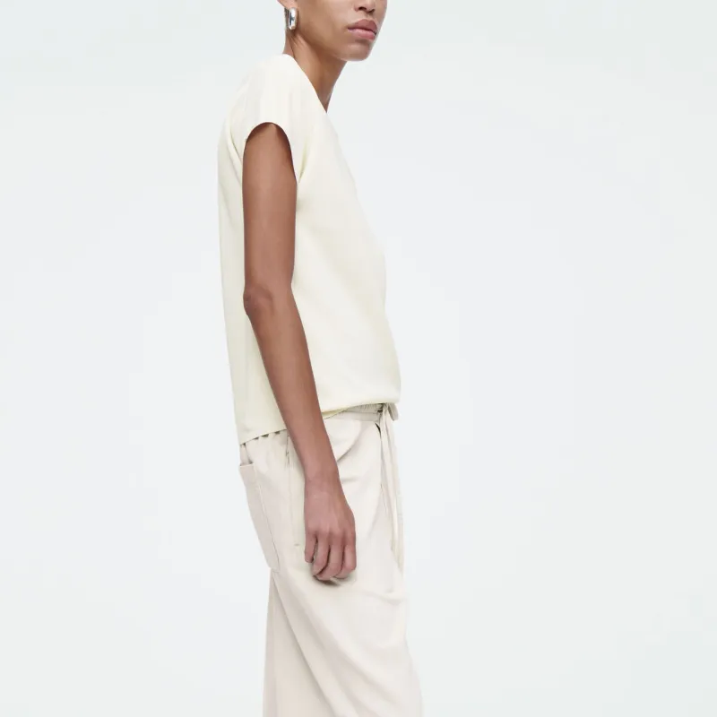 COS T Shirt Women's Cream White-3