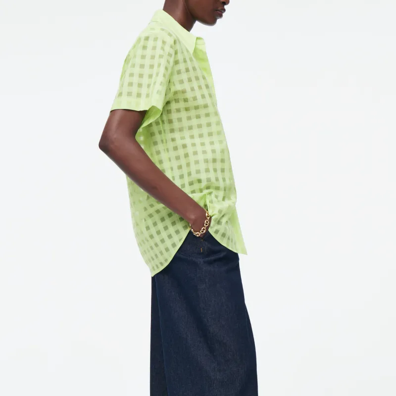 COS Shirts Women's Yellow Green-3