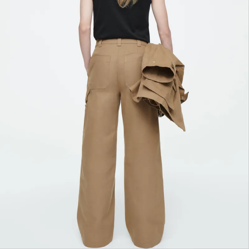 COS Cargo Pants Women's Beige-2