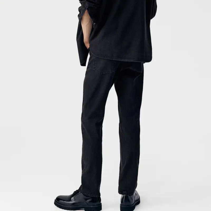 H&M Jeans Men Black-2