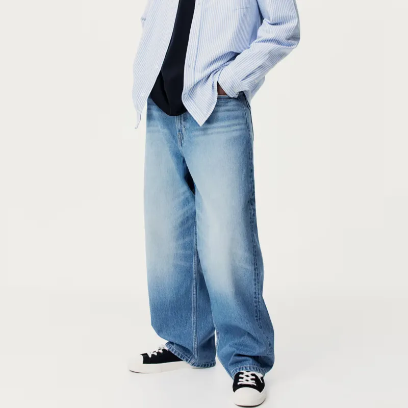 H&M Jeans Men Denim Blue-2