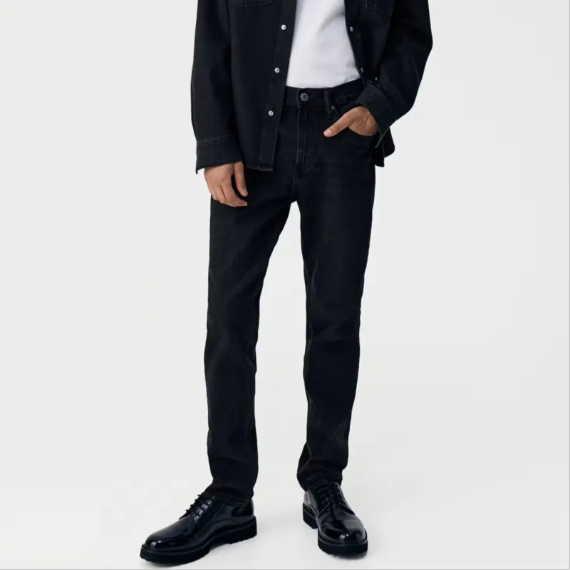 H&M Jeans Men Black-1
