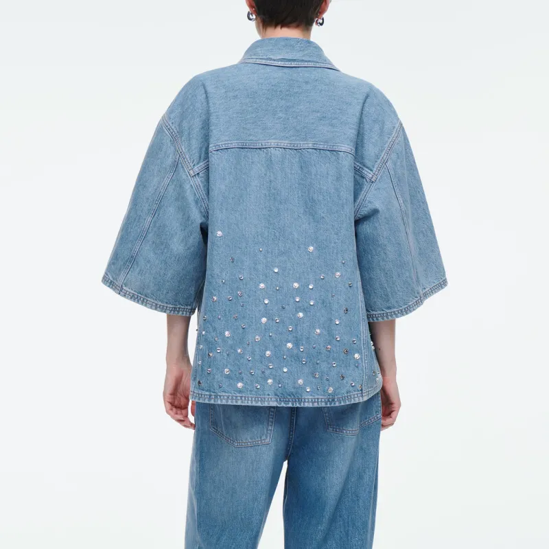 COS Shirts Women's Medium Blue-2