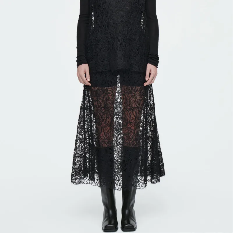 COS Casual Long Skirts Women's Black-1