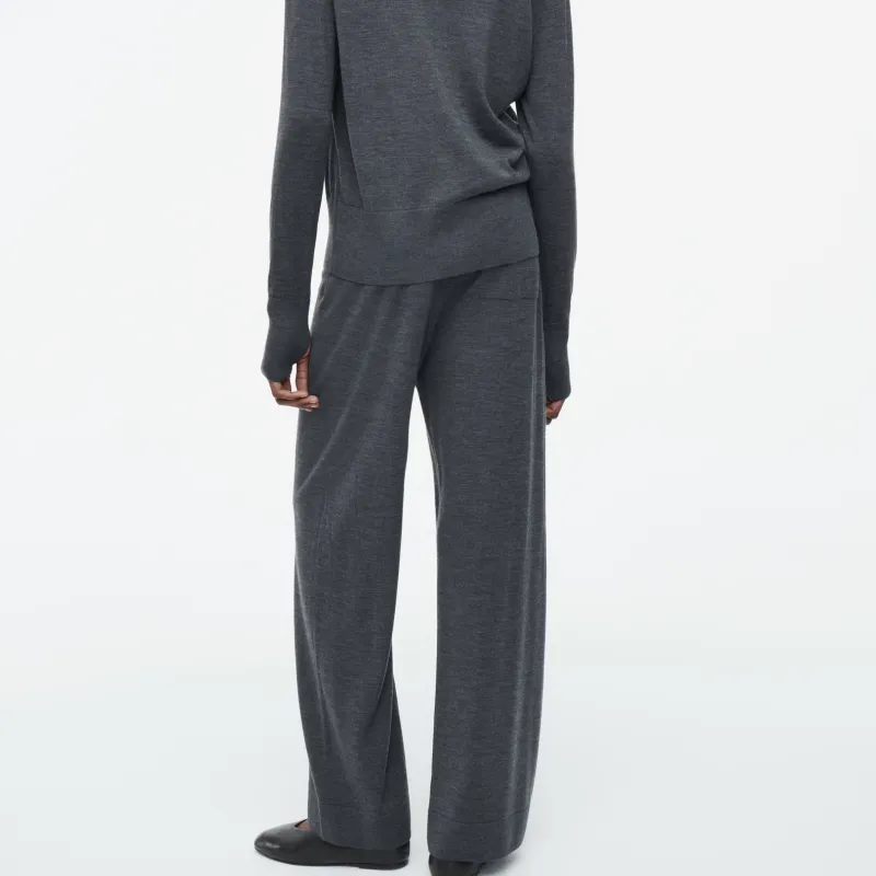COS Casual Pants Women's Dark Gray-2