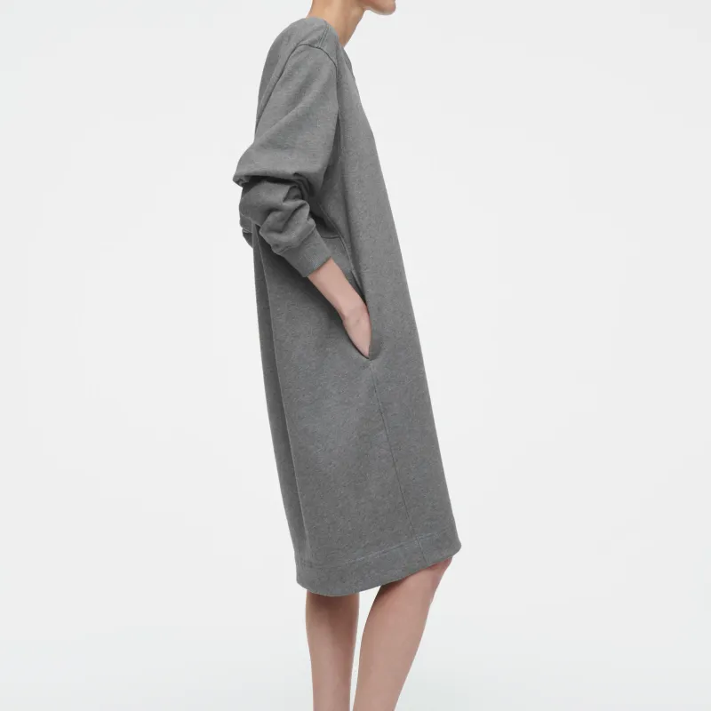 COS Long Sleeved Dresses Women's Gray-3