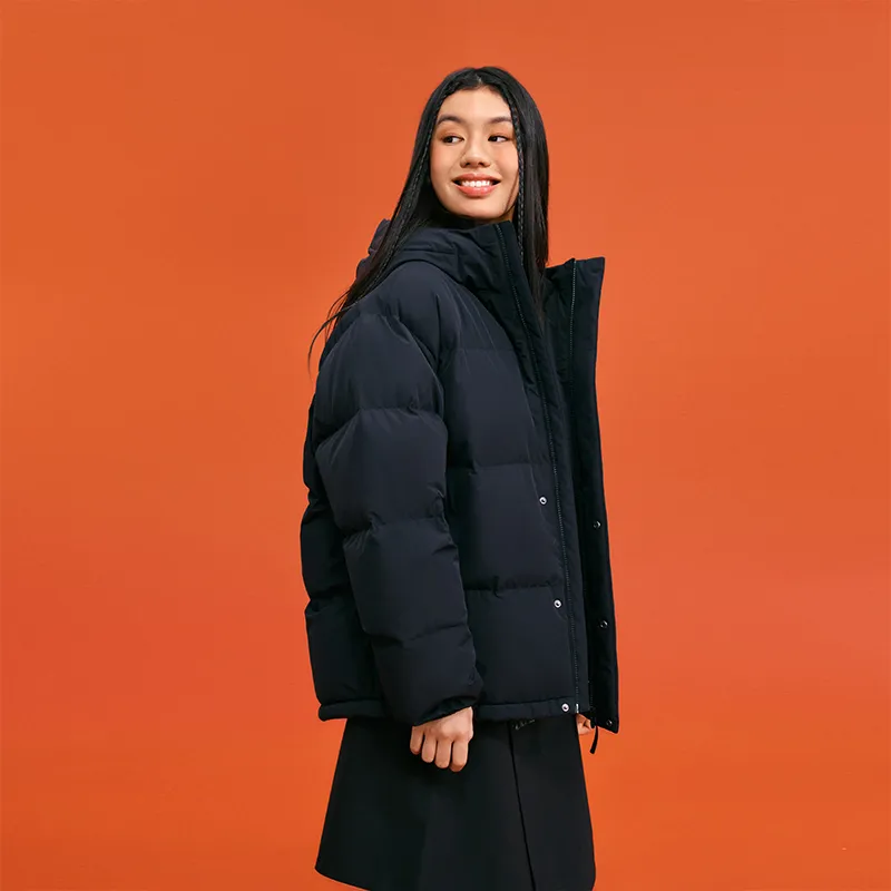 Skechers Down Jacket Unisex Carbon Black-5