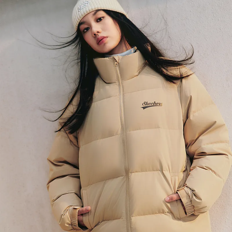 Skechers Down Jacket Unisex Irish Cream-3