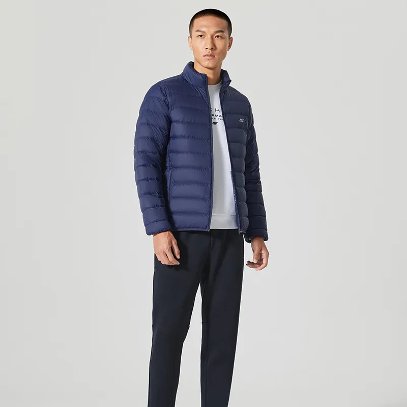 Skechers Down Jacket Men's Academy Navy-5