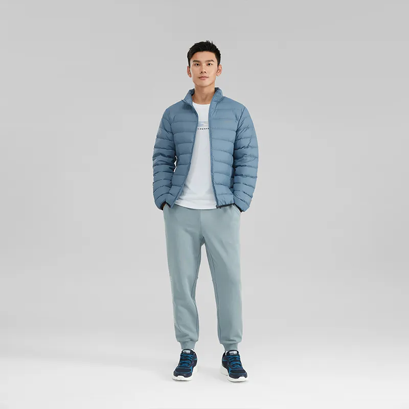 Skechers Sports Life Collection Down Jacket Men's Copenhagen Blue-5